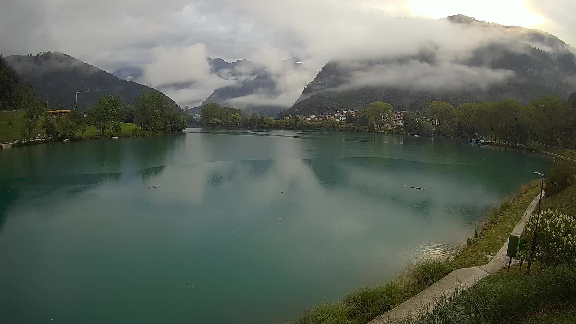 LIVE Webcam Most na Soči lake – Slovenia