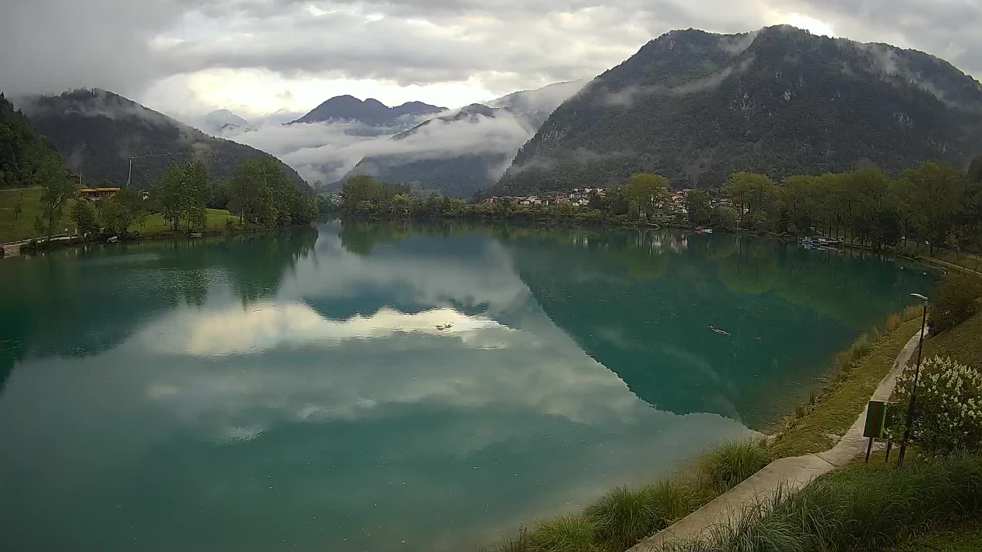 LIVEcam Most na Soči lago – Slovenia