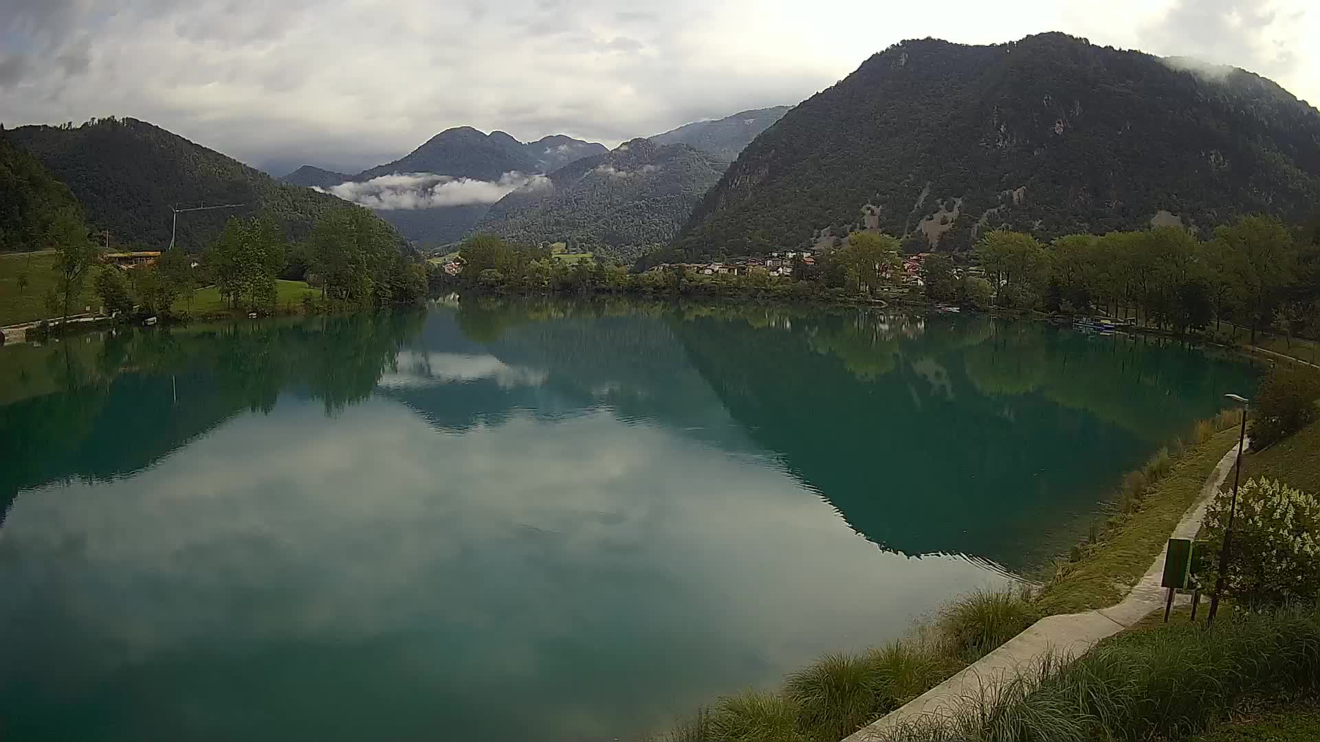 LIVEcam Most na Soči lago – Slovenia