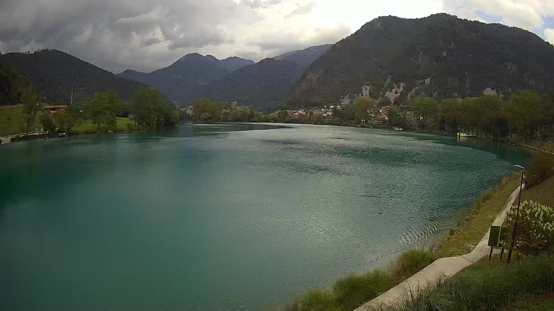 LIVEcam Most na Soči lago – Slovenia