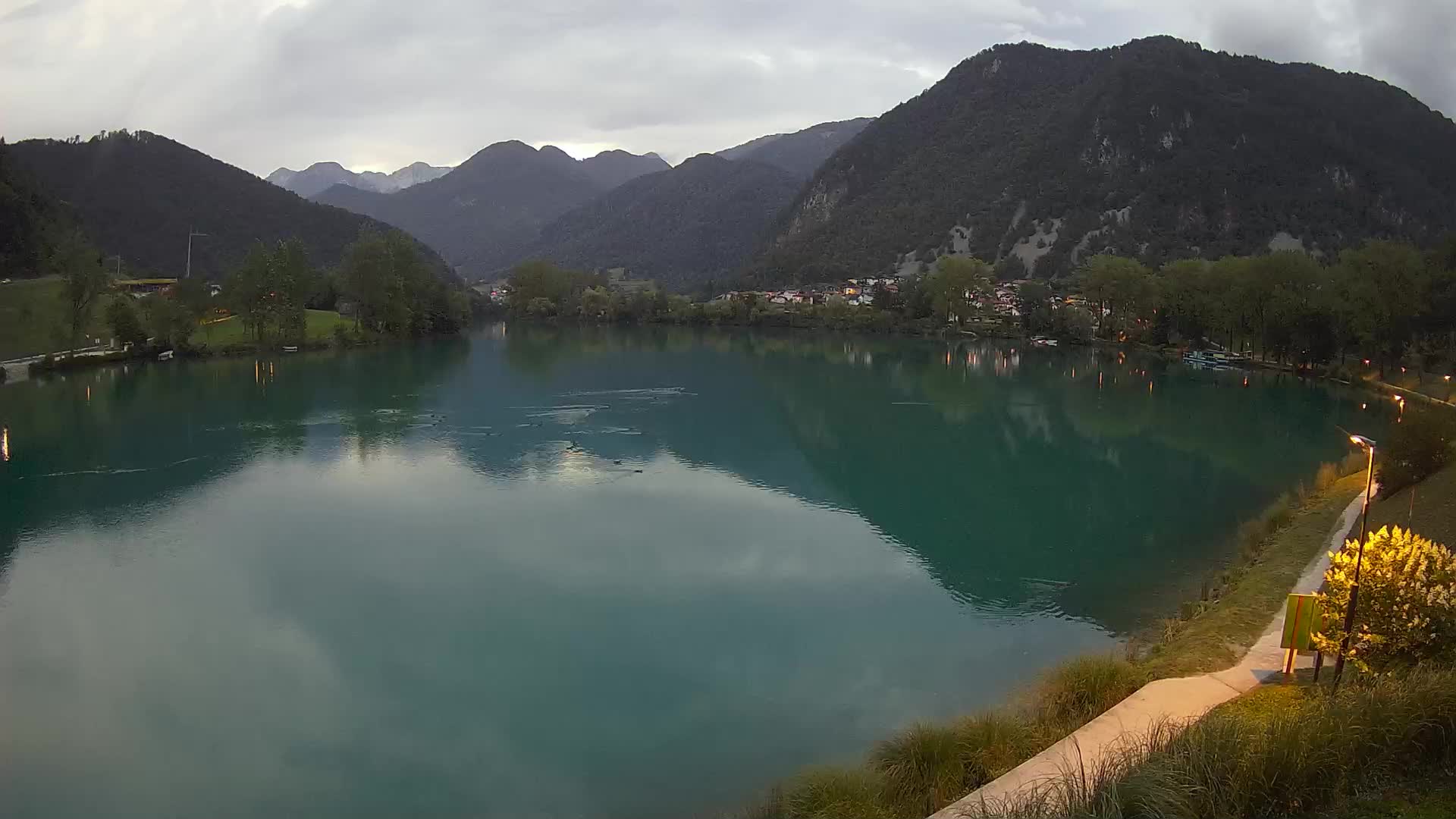 Most na Soči – Panorama del lac