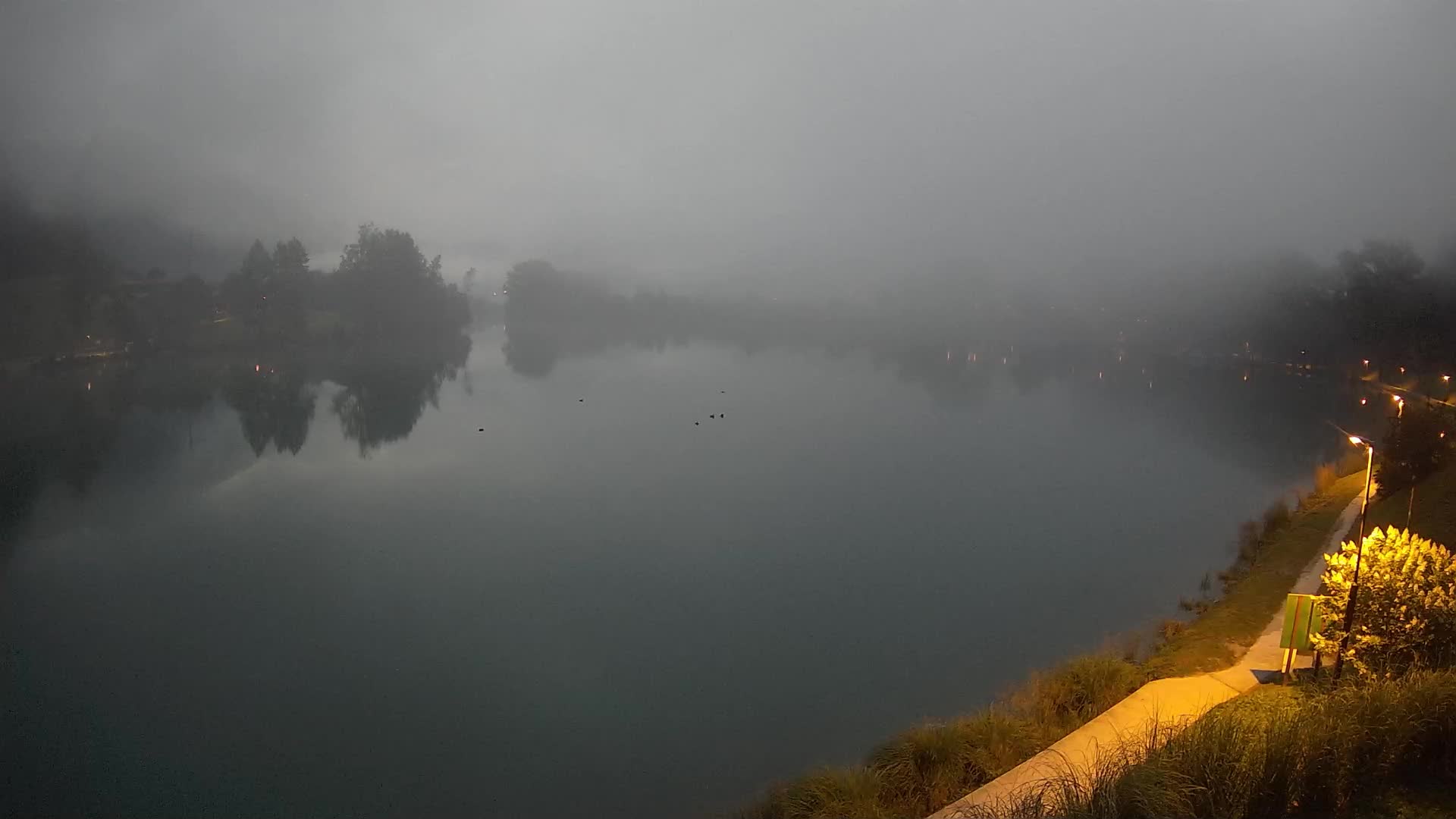 Most na Soči – Panorama del lac