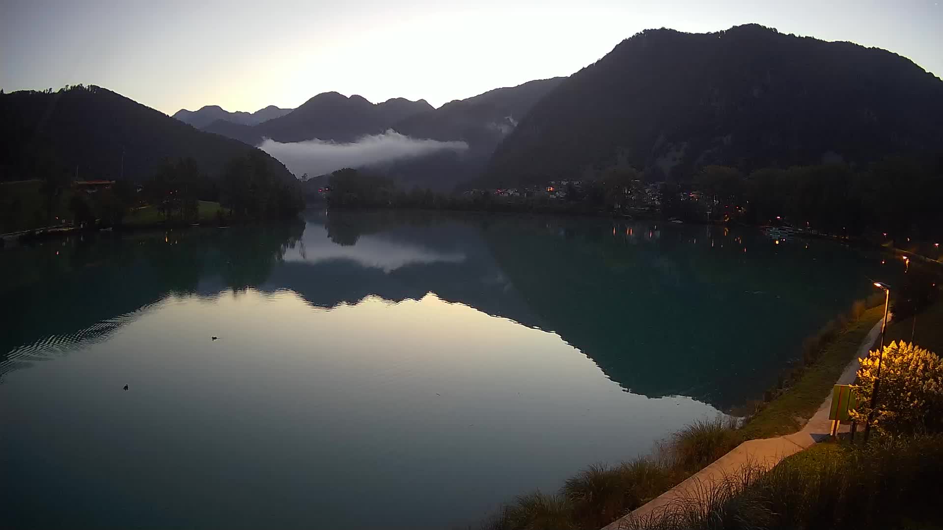 Most na Soči – Pogled na jezero