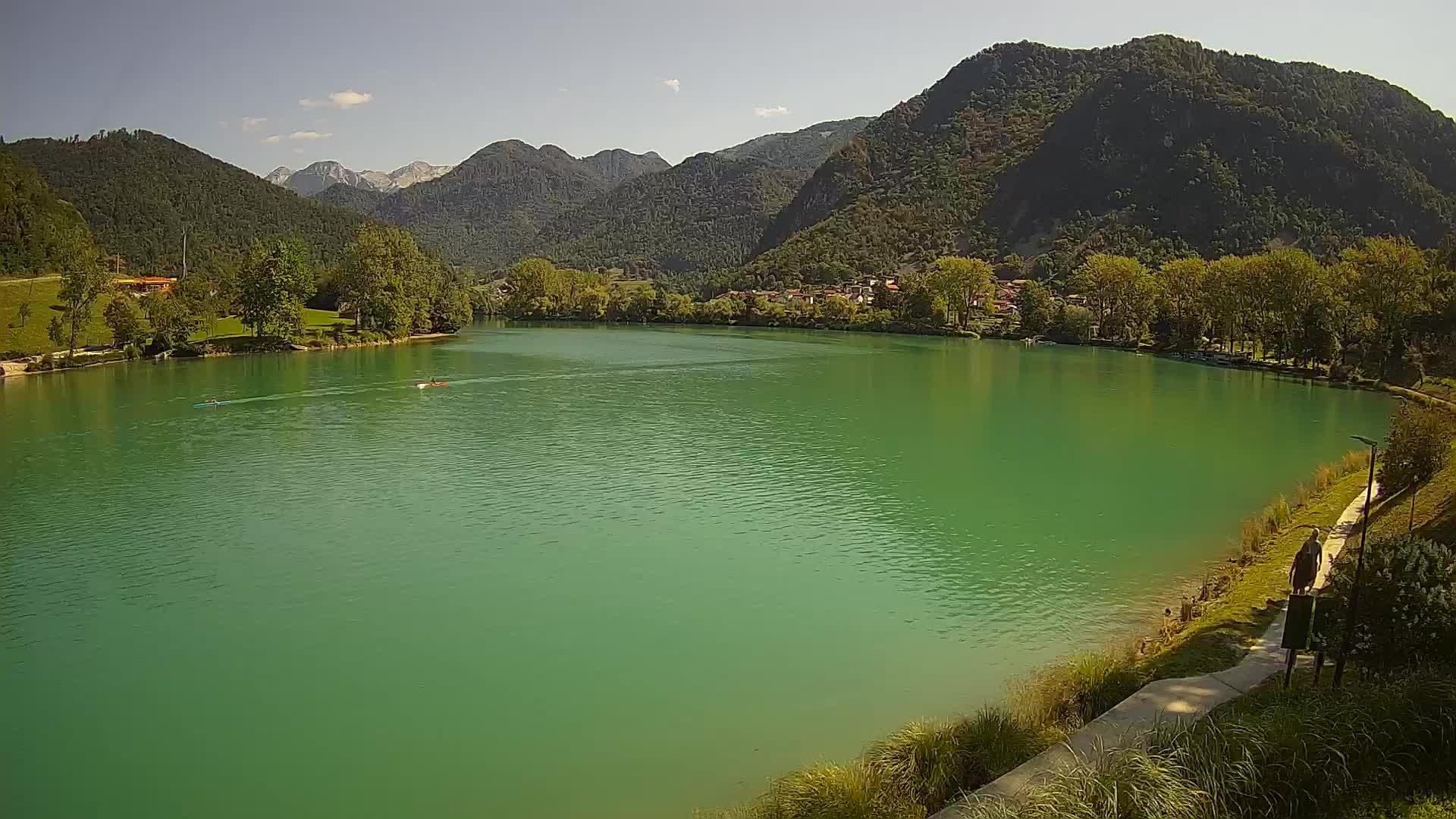 Most na Soči – Pogled na jezero