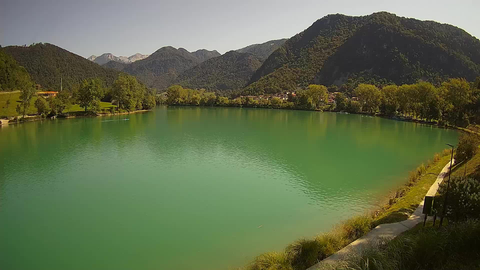 Most na Soči – Panorama del lac