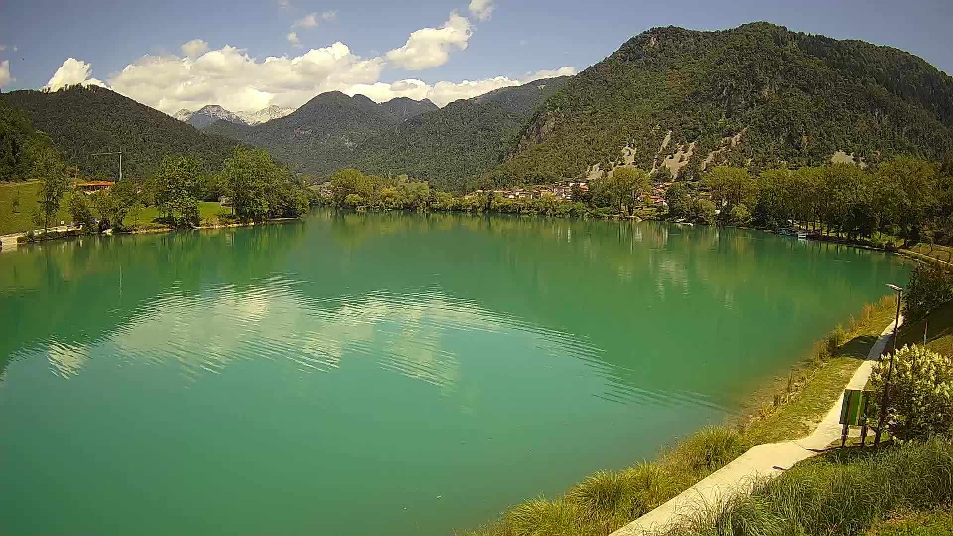 Live Mosta na Soči webcam Slovénie
