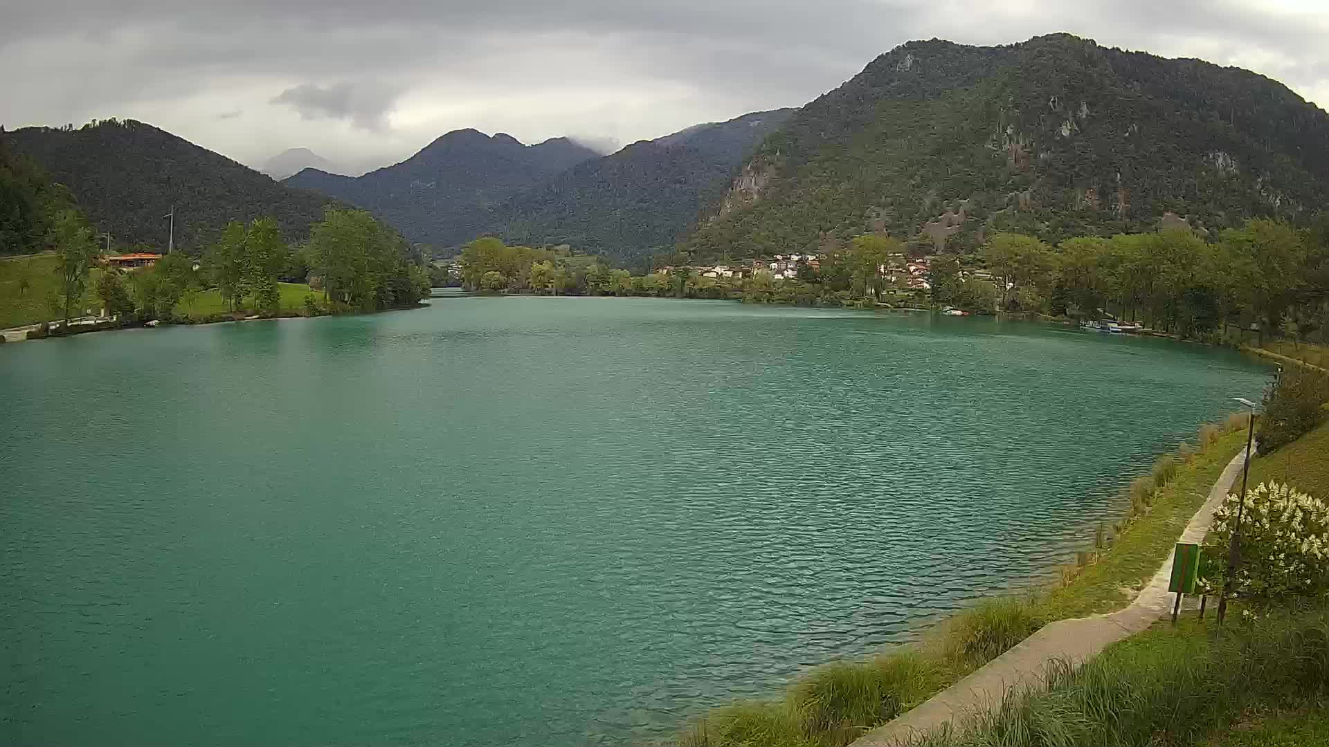 LIVE Webcam Most na Soči lake – Slovenia