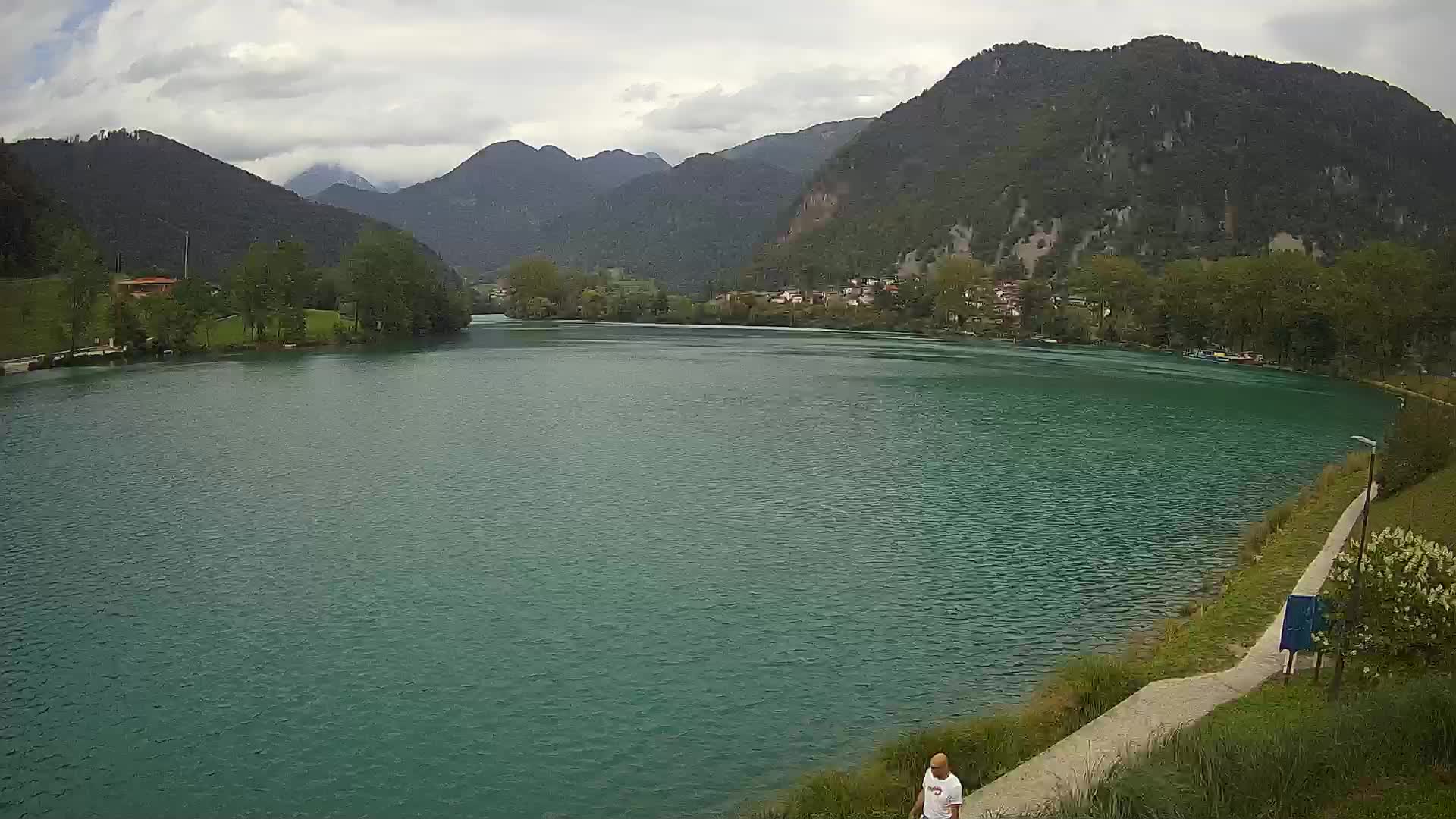 Most na Soči – Panoramic view of Lake