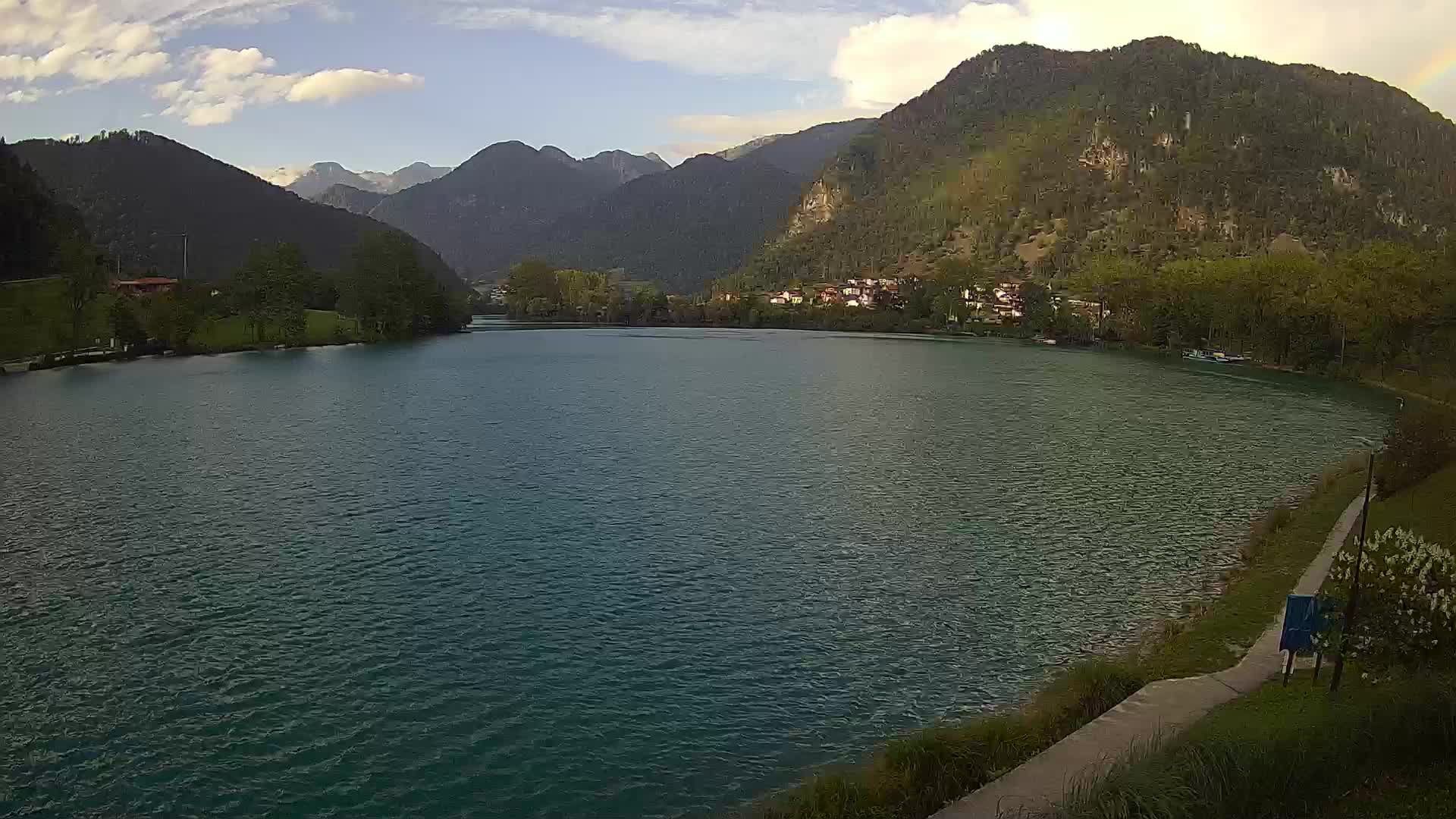 Most na Soči – Pogled na jezero