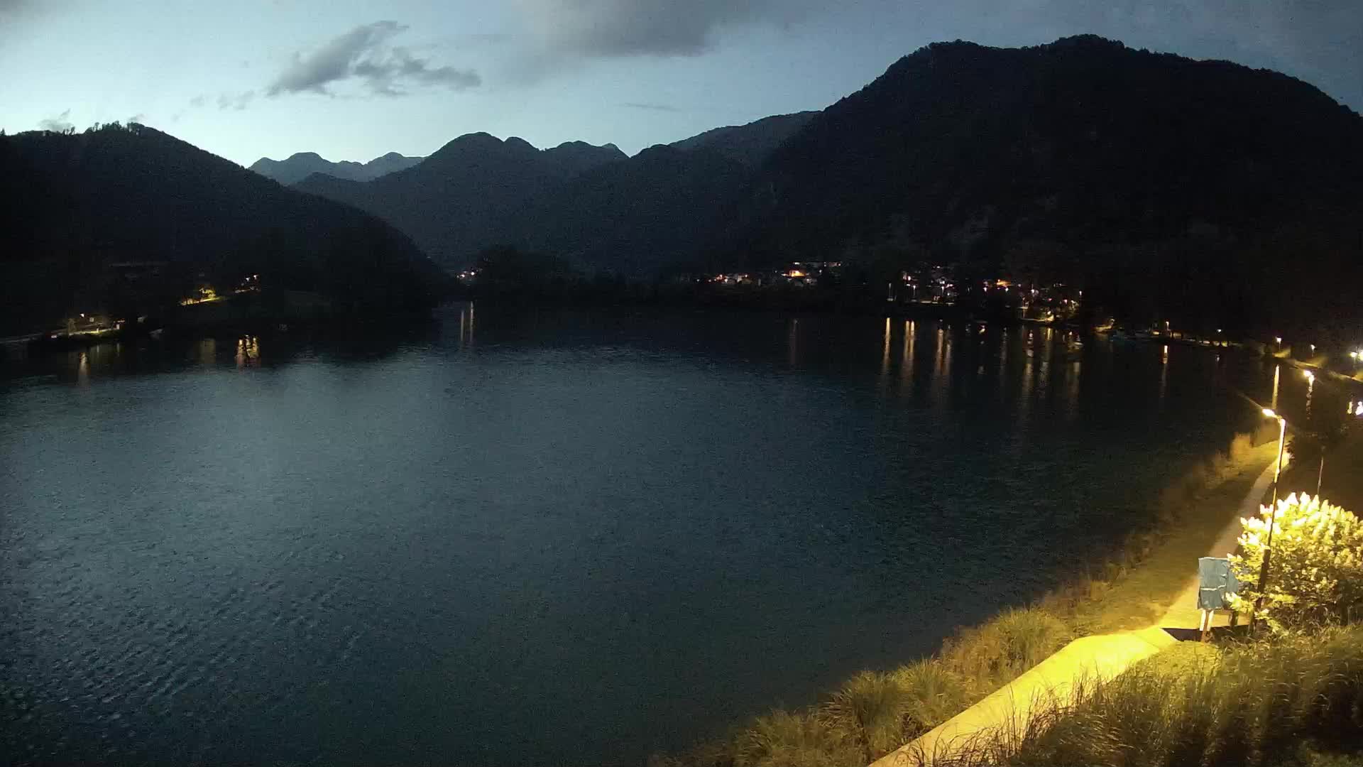 Most na Soči – Panorama del lac