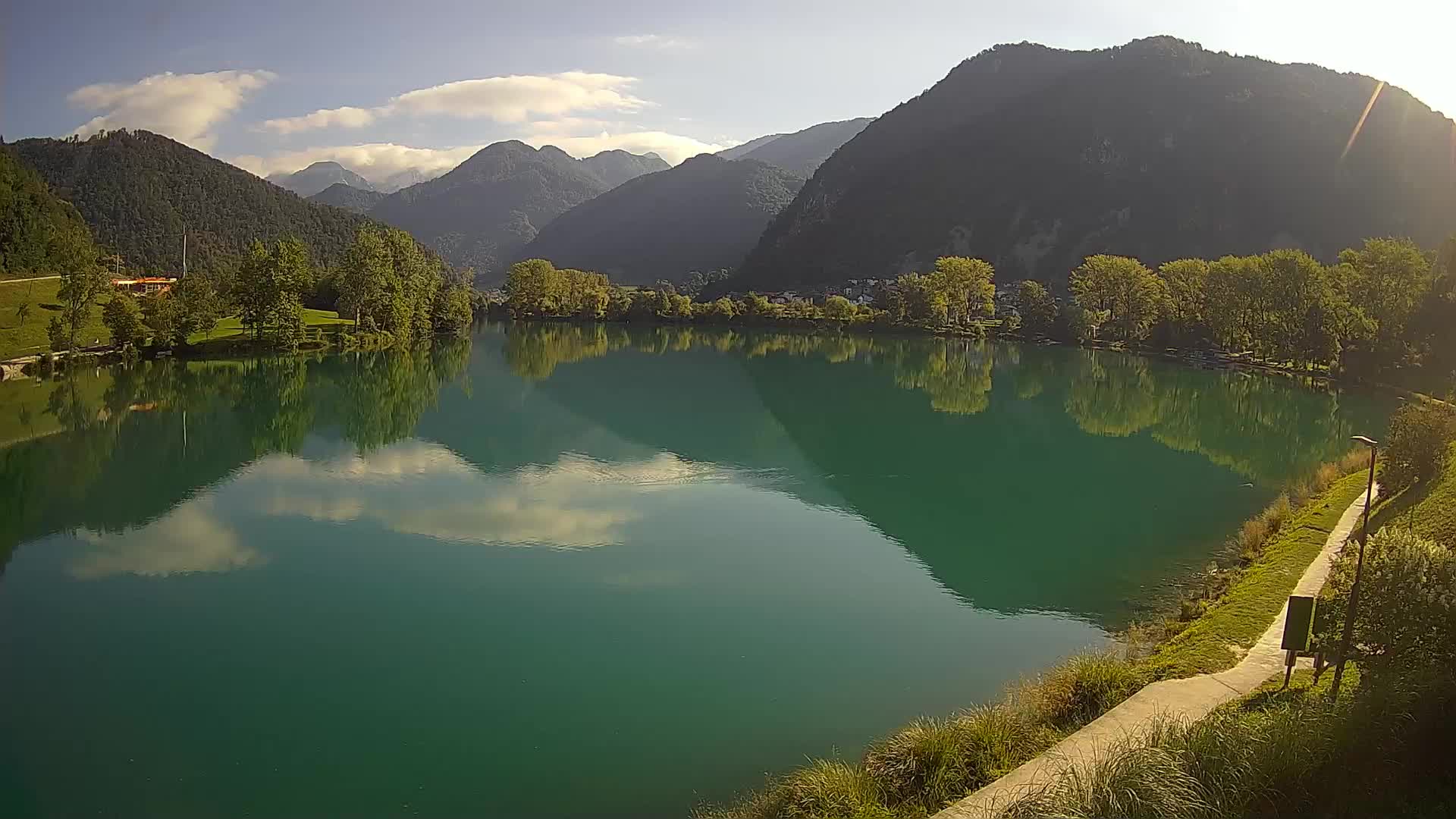 LIVEcam Most na Soči lago – Slovenia