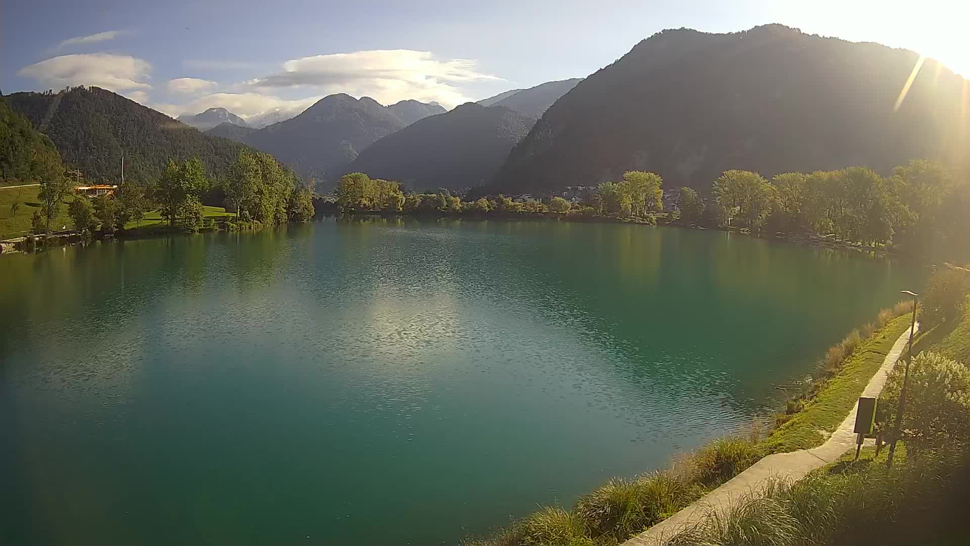 Most na Soči – Panorama del lago
