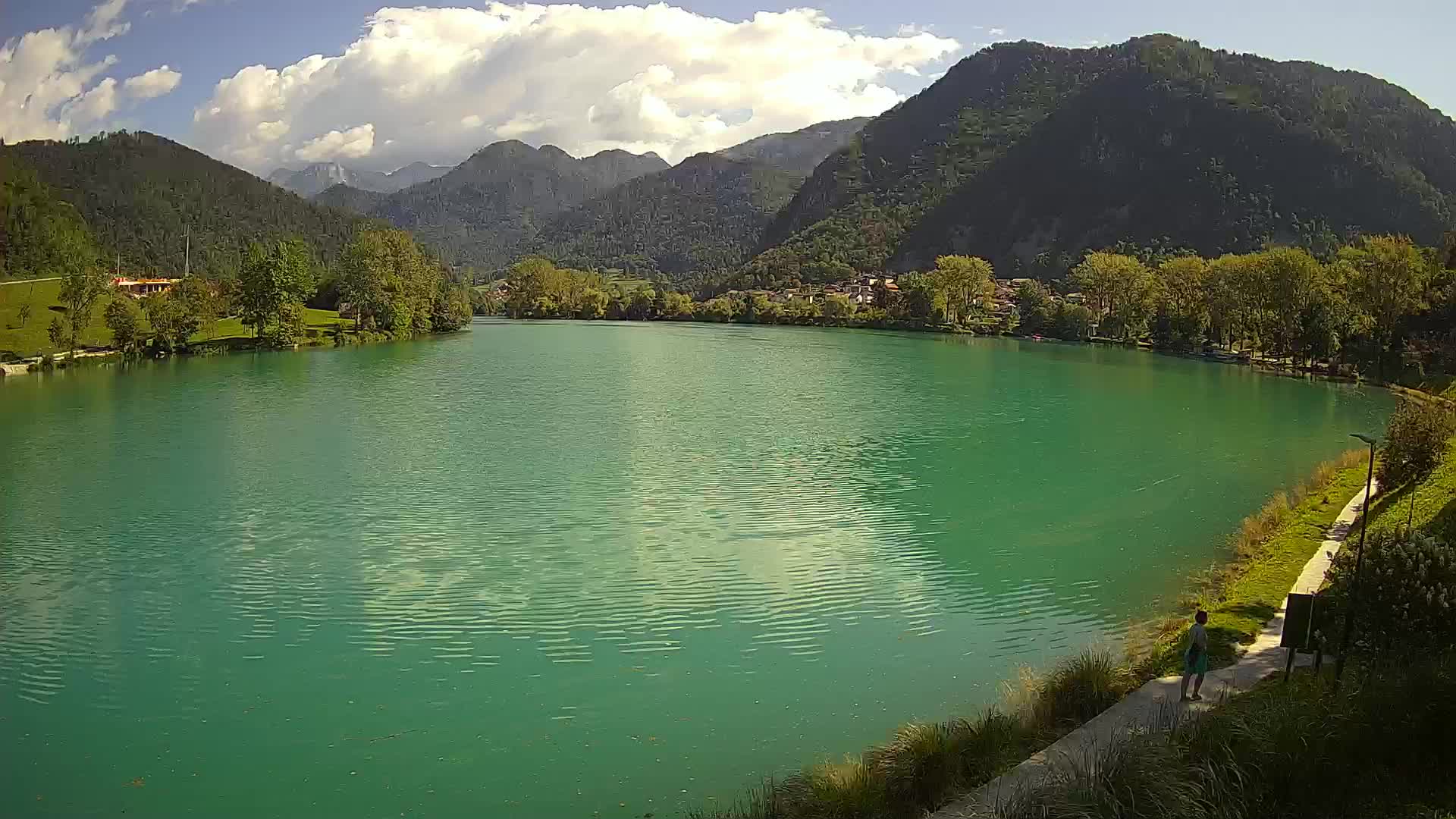 Most na Soči – Pogled na jezero