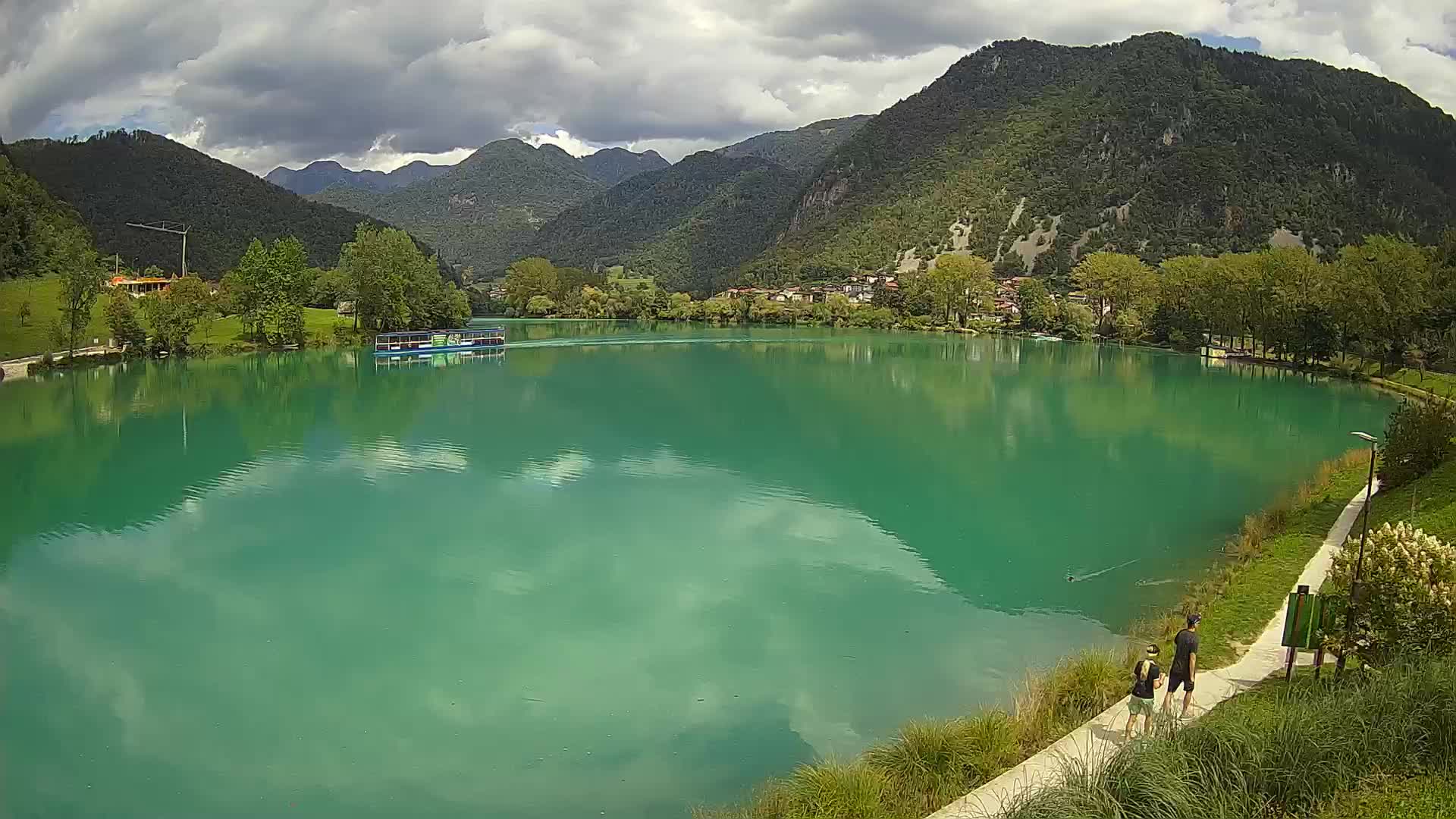 Most na Soči – Panoramic view of Lake