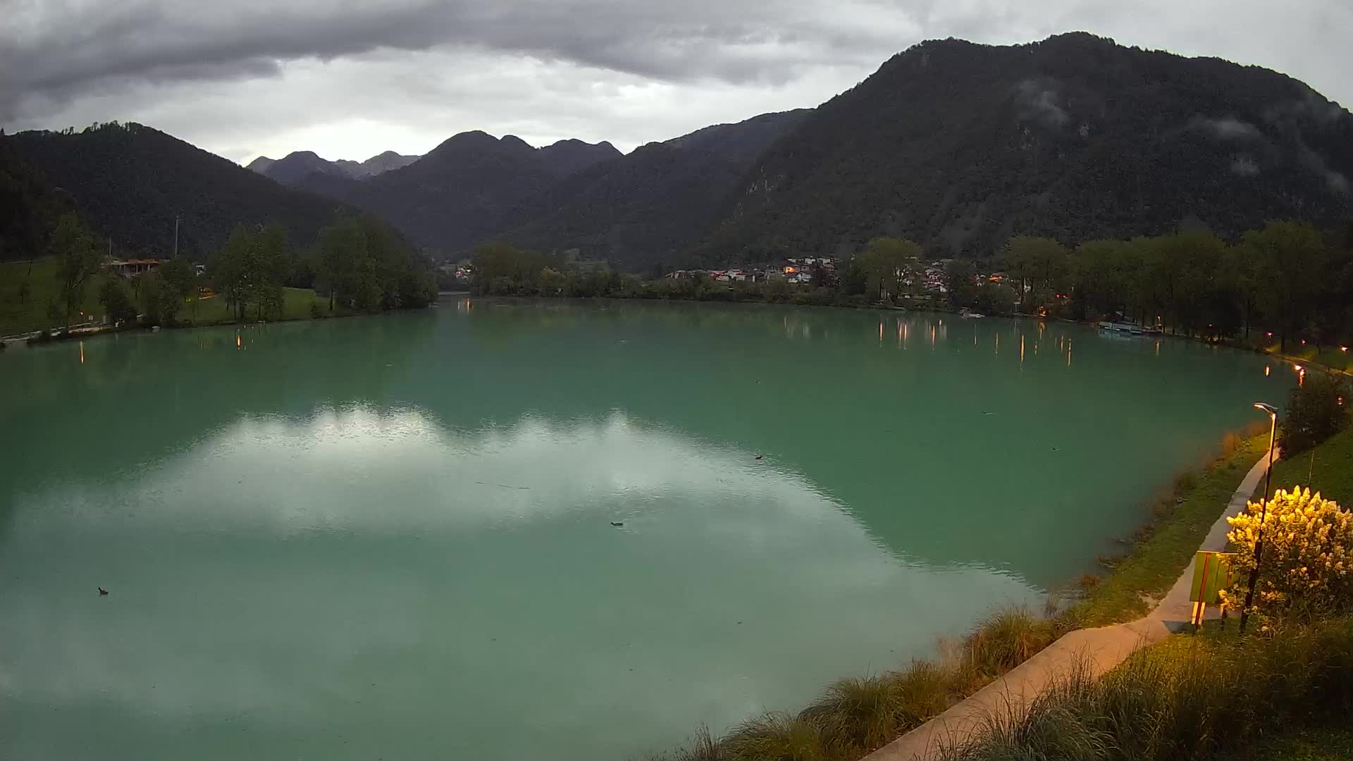 Most na Soči – Panoramic view of Lake