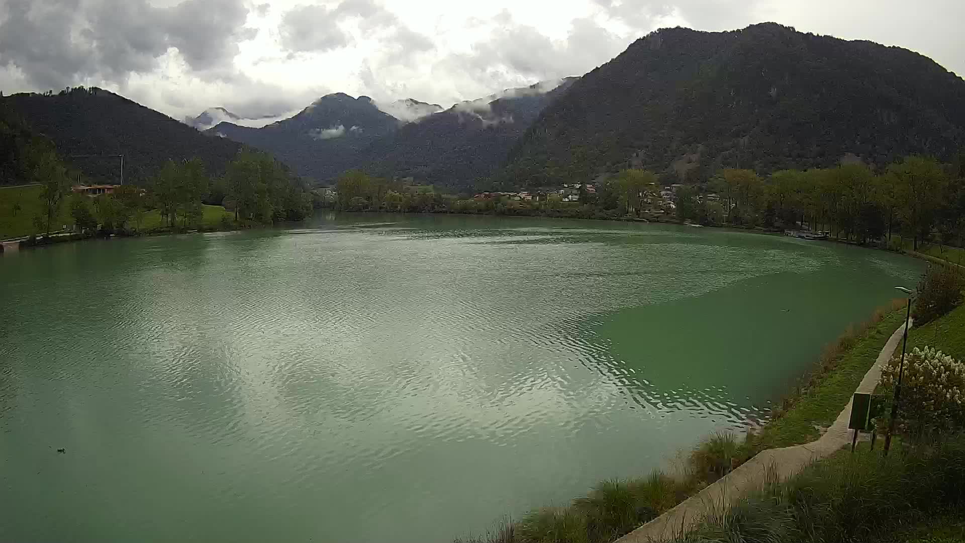 Most na Soči – Panoramic view of Lake