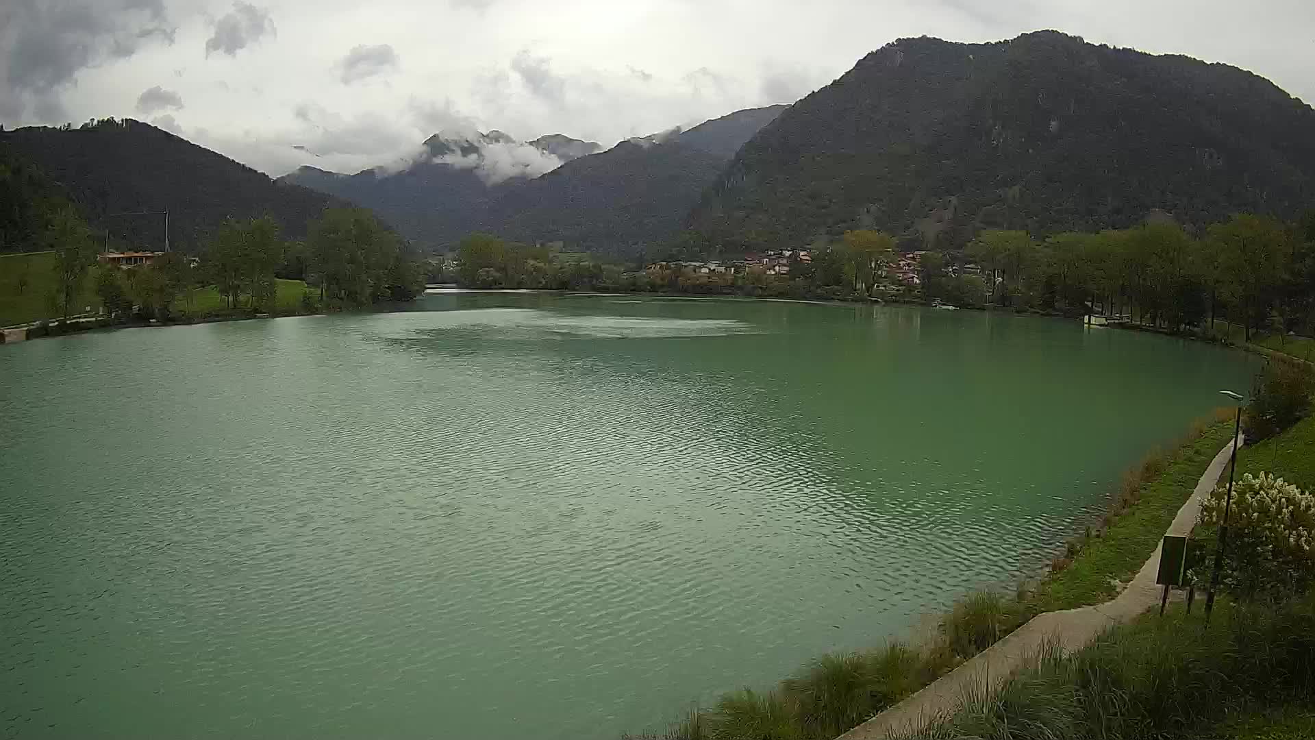 Most na Soči – Panoramic view of Lake