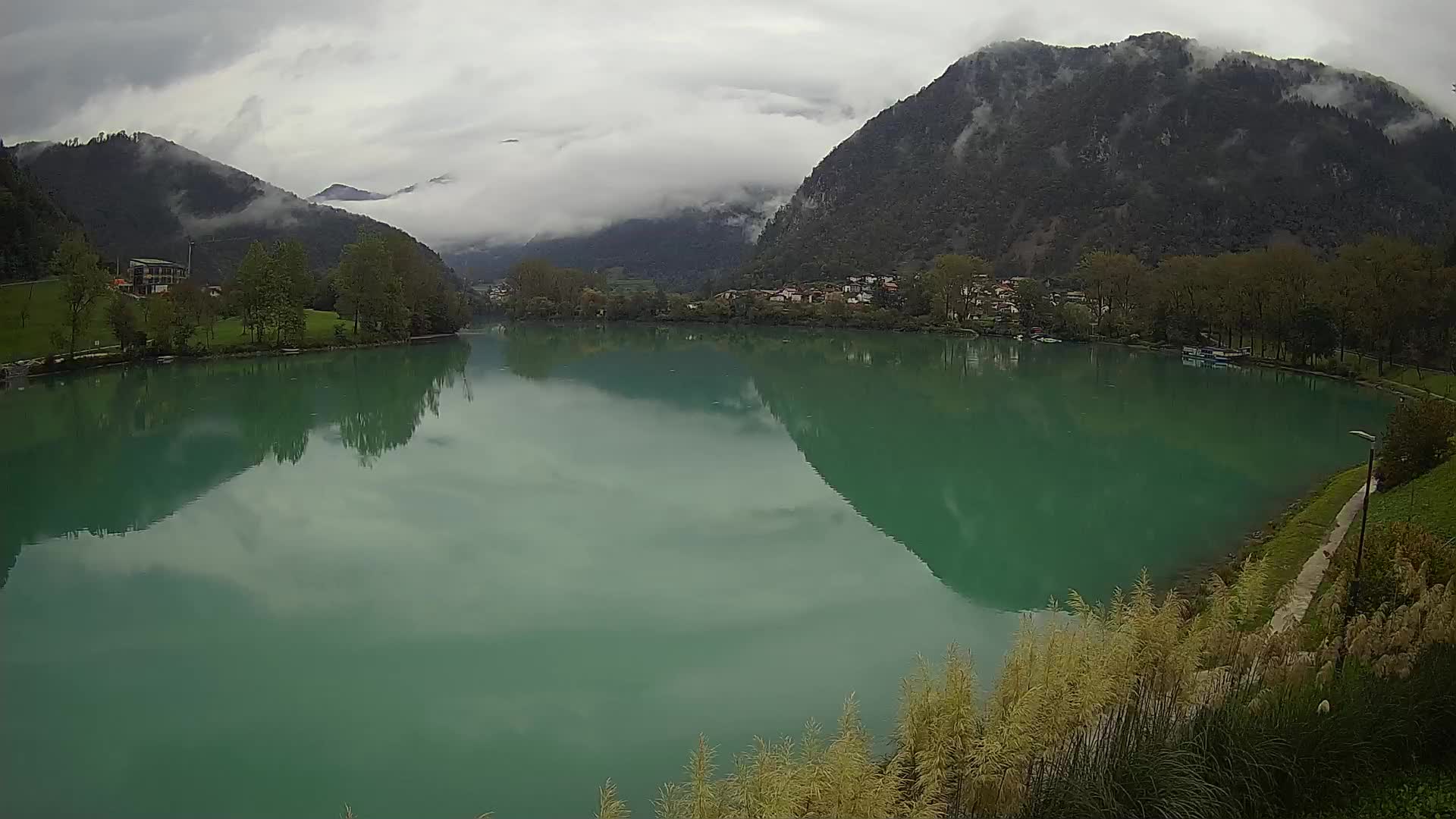 Most na Soči – Panoramic view of Lake