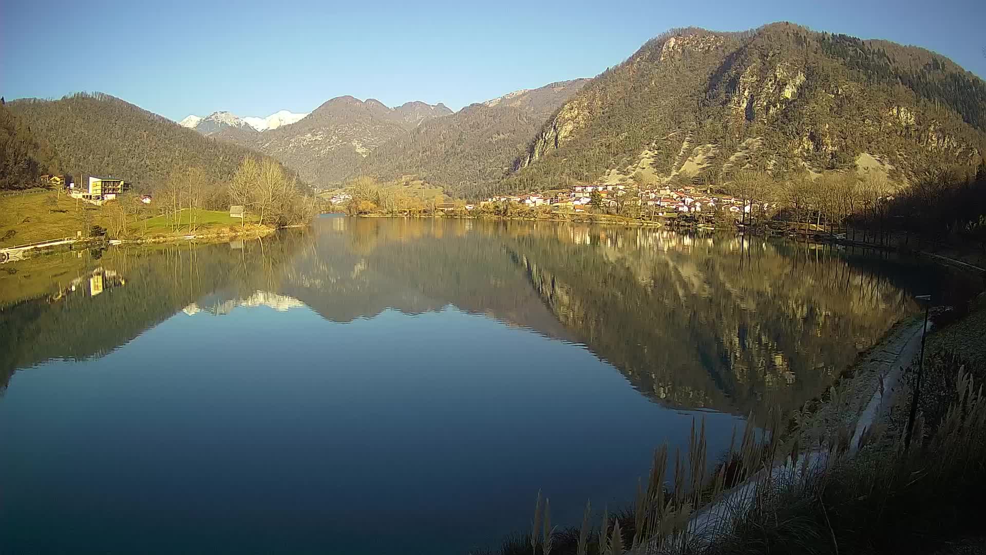 LIVE Webcam Most na Soči lake – Slovenia