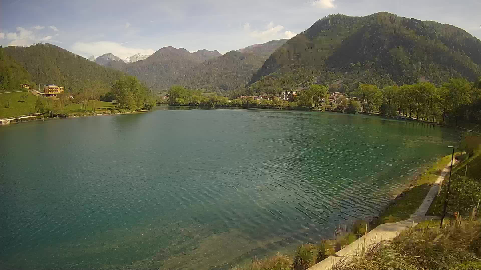 LIVE Webcam Most na Soči lake – Slovenia
