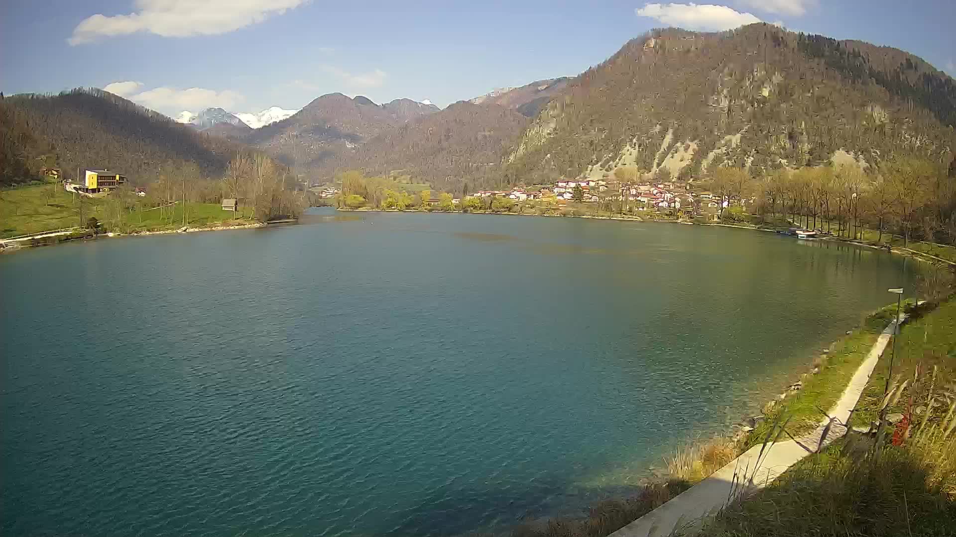 Most na Soči – Panorama del lago