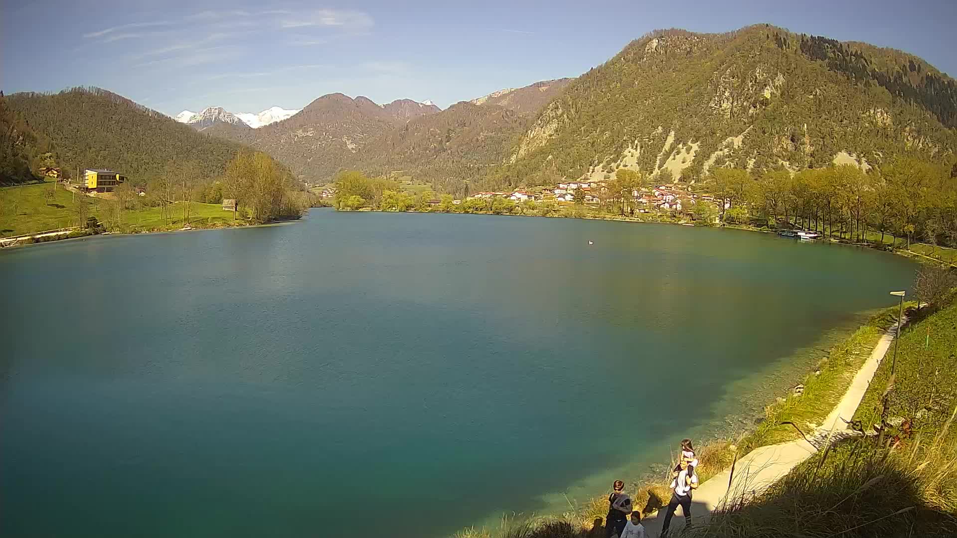 Web kamera Most na Soči – jezero