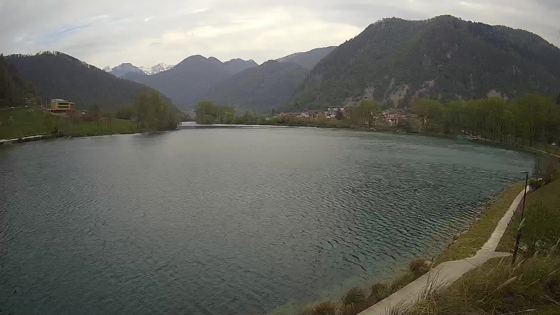 Live Mosta na Soči webcam Slovénie