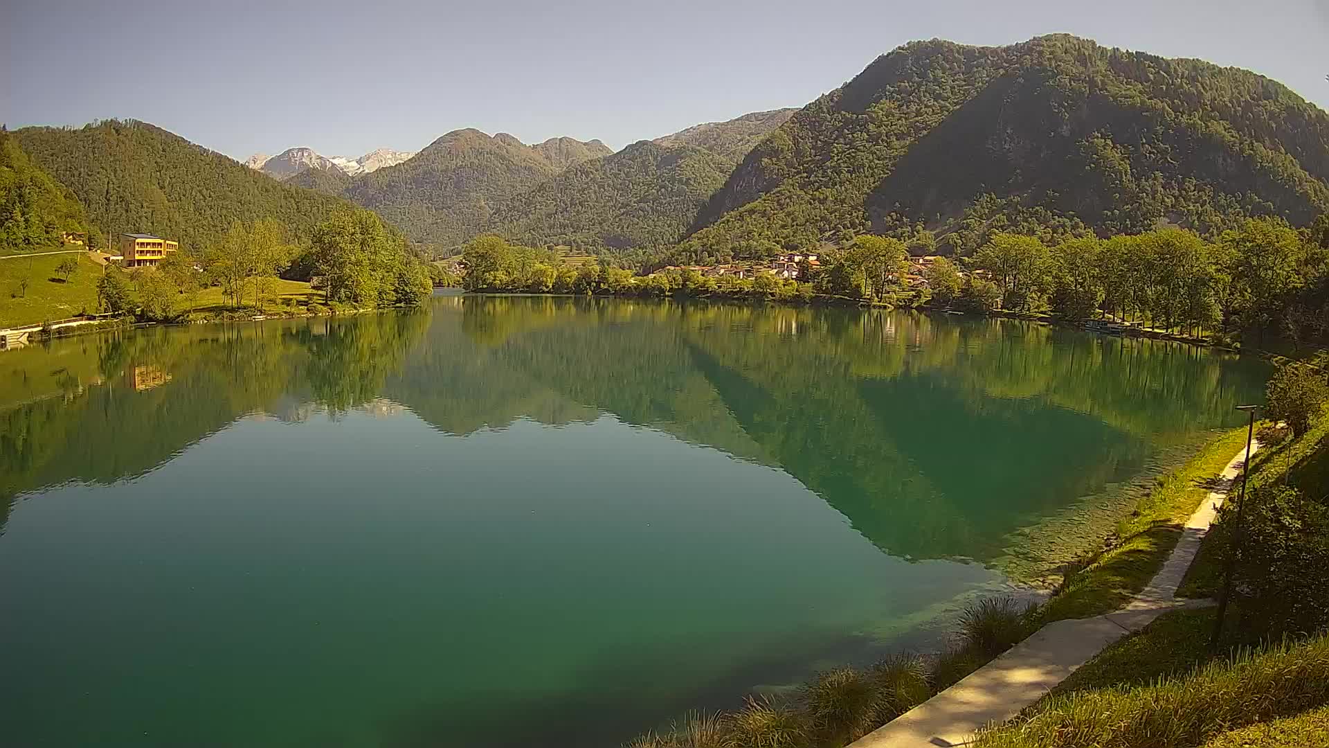 Webcam Most na Soči See – Slowenien