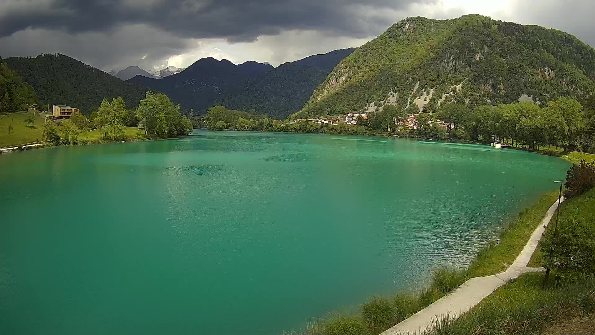 LIVE Webcam Most na Soči lake – Slovenia