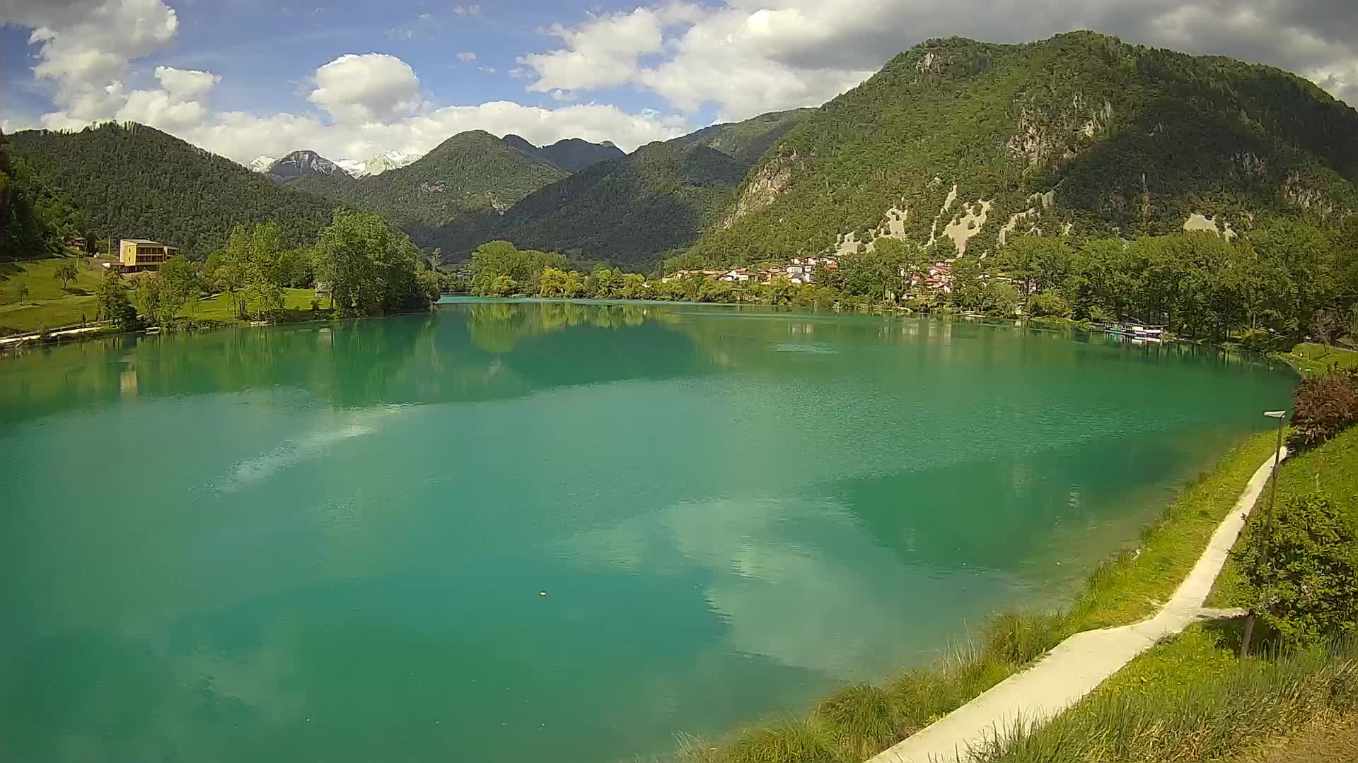 LIVEcam Most na Soči lago – Slovenia