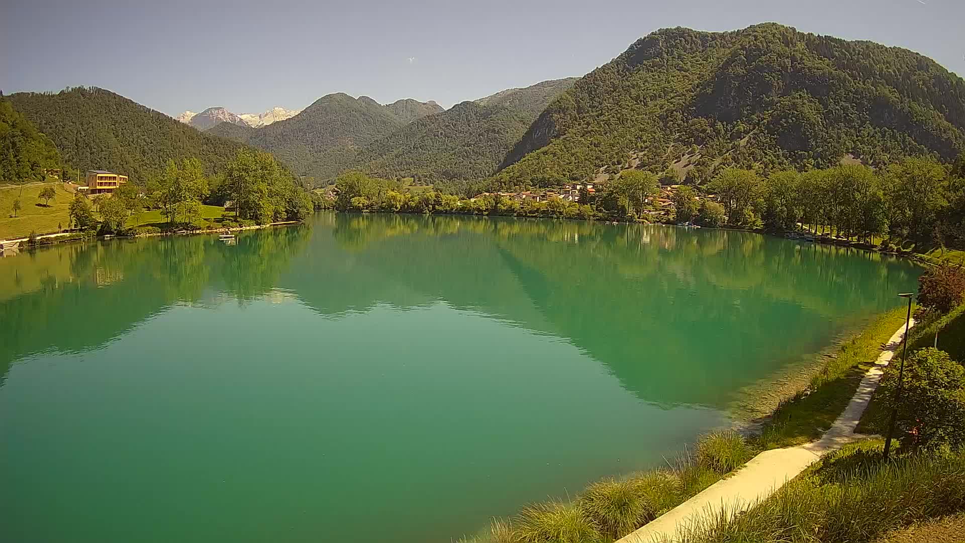 LIVEcam Most na Soči lago – Slovenia