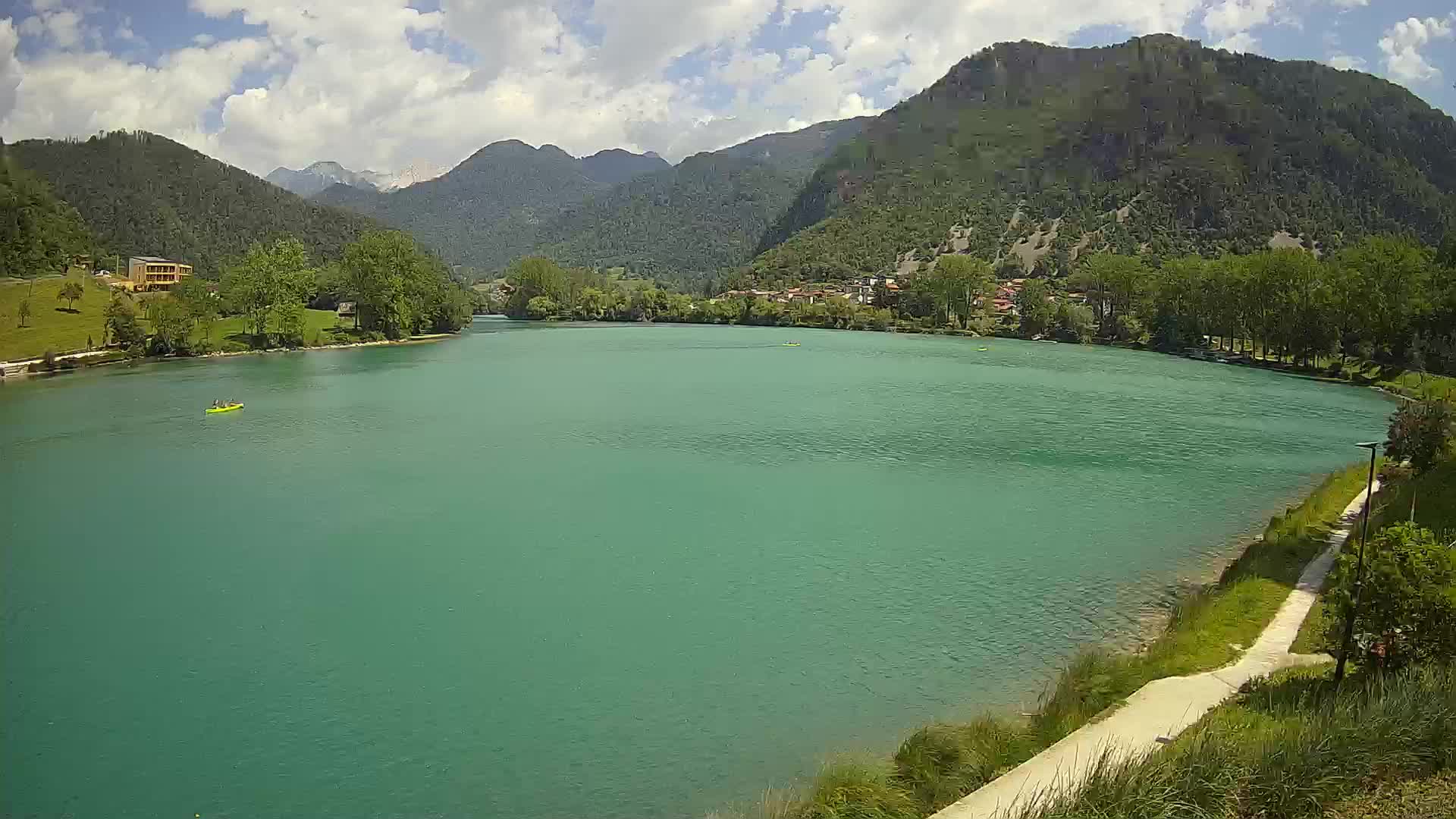 LIVE Webcam Most na Soči lake – Slovenia