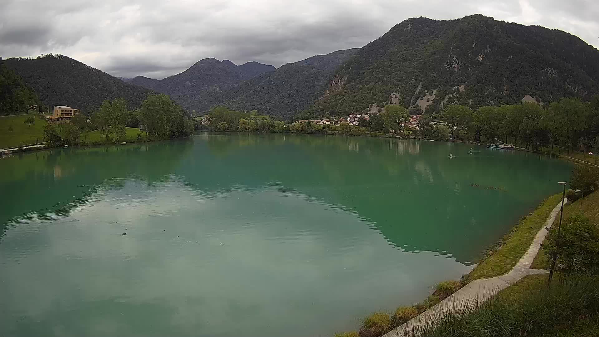 Spletna kamera Most na Soči – jezero