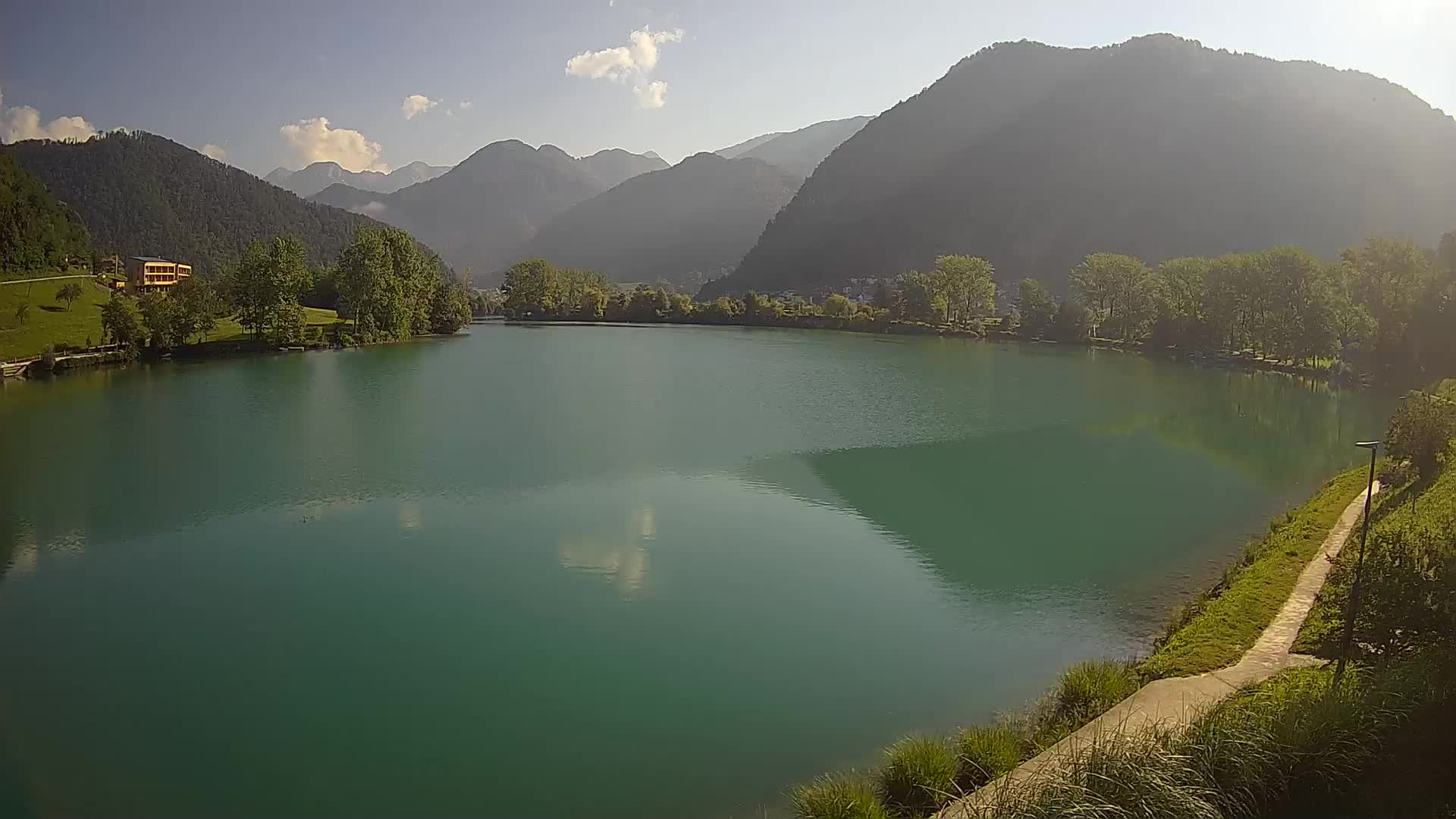 LIVEcam Most na Soči lago – Slovenia