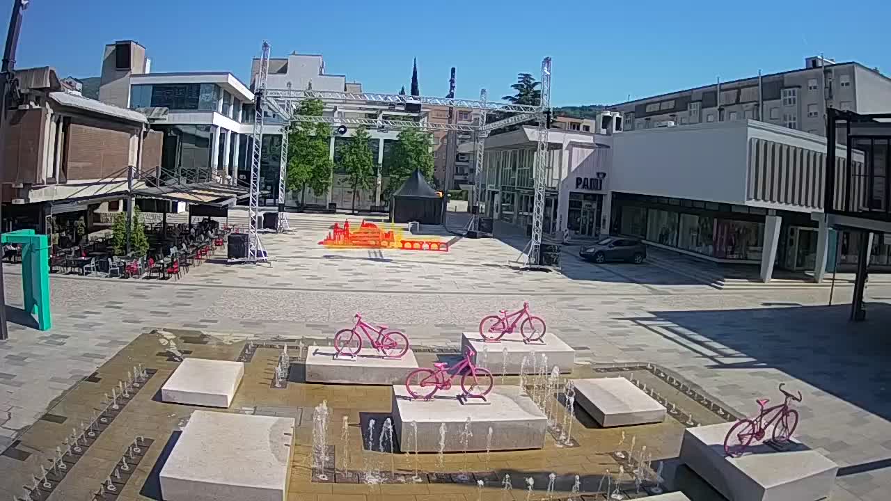 Caméra en direct Nova Gorica – Place Bevk | GO! 2025