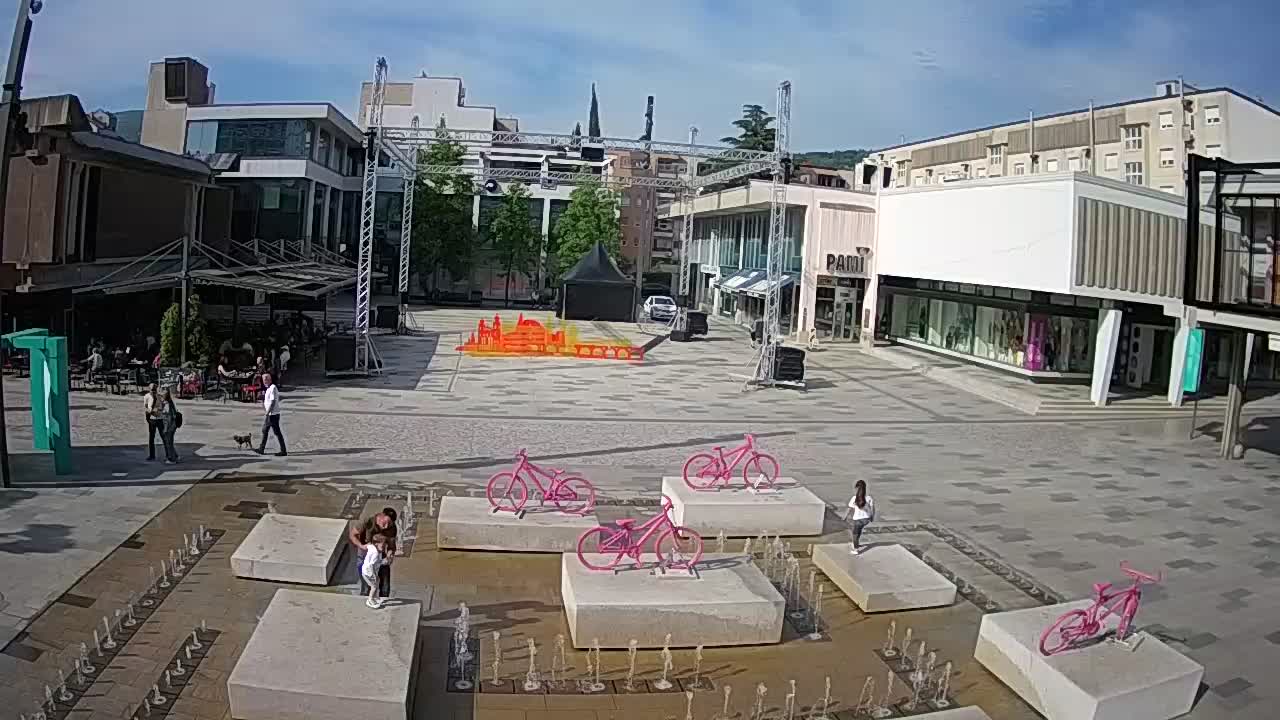 Caméra en direct Nova Gorica – Place Bevk | GO! 2025