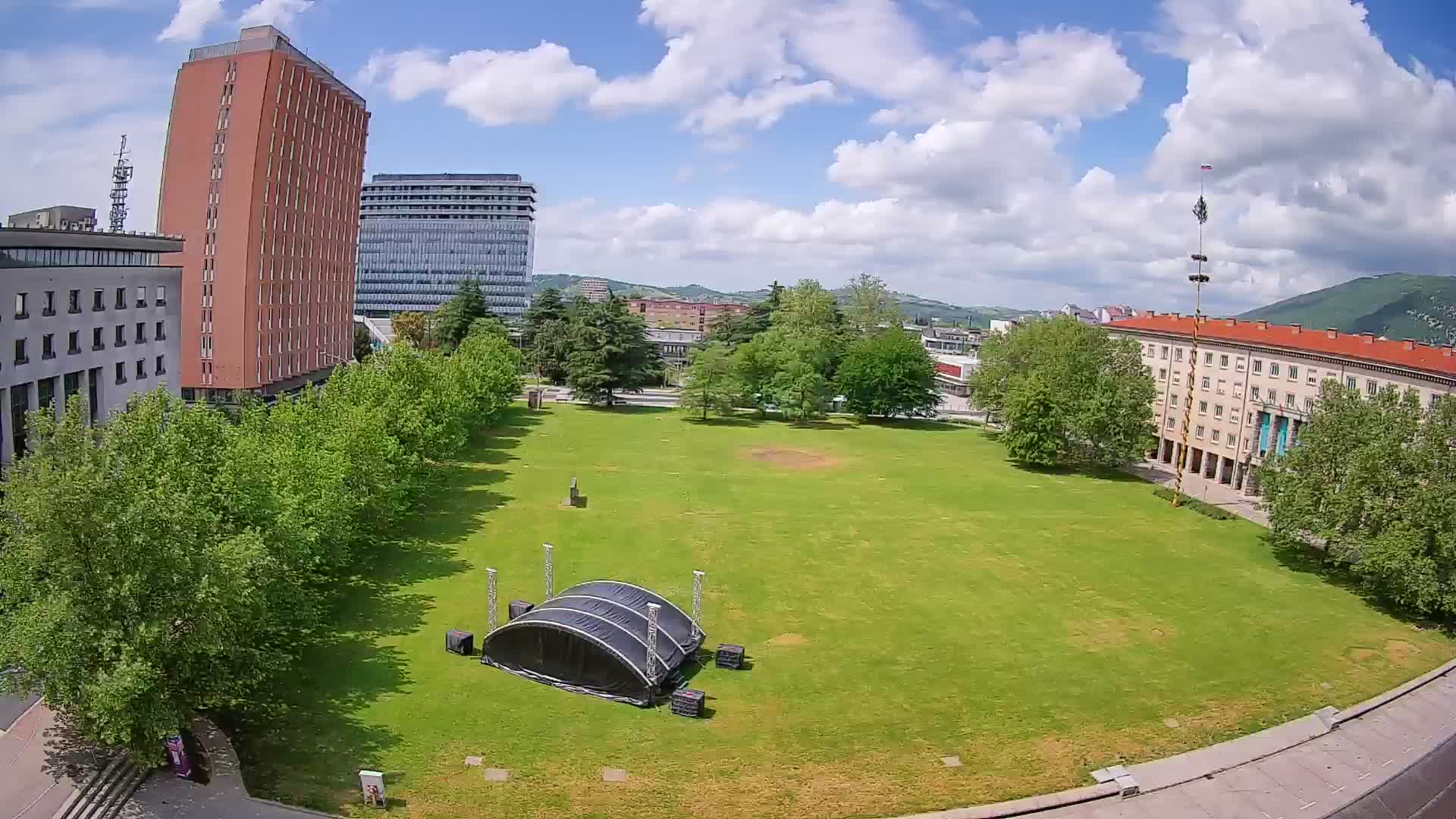 LIVE Webcam Nova Gorica – Edvard Kardelj Platz