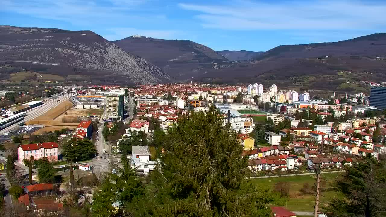 Nova Gorica et Gorizia : Vue Imprenable depuis le Monastère Franciscain de Kostanjevica