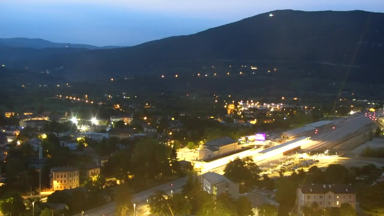 Nova Gorica in Gorica: Čudovit Razgled iz Frančiškanskega Samostana Kostanjevica