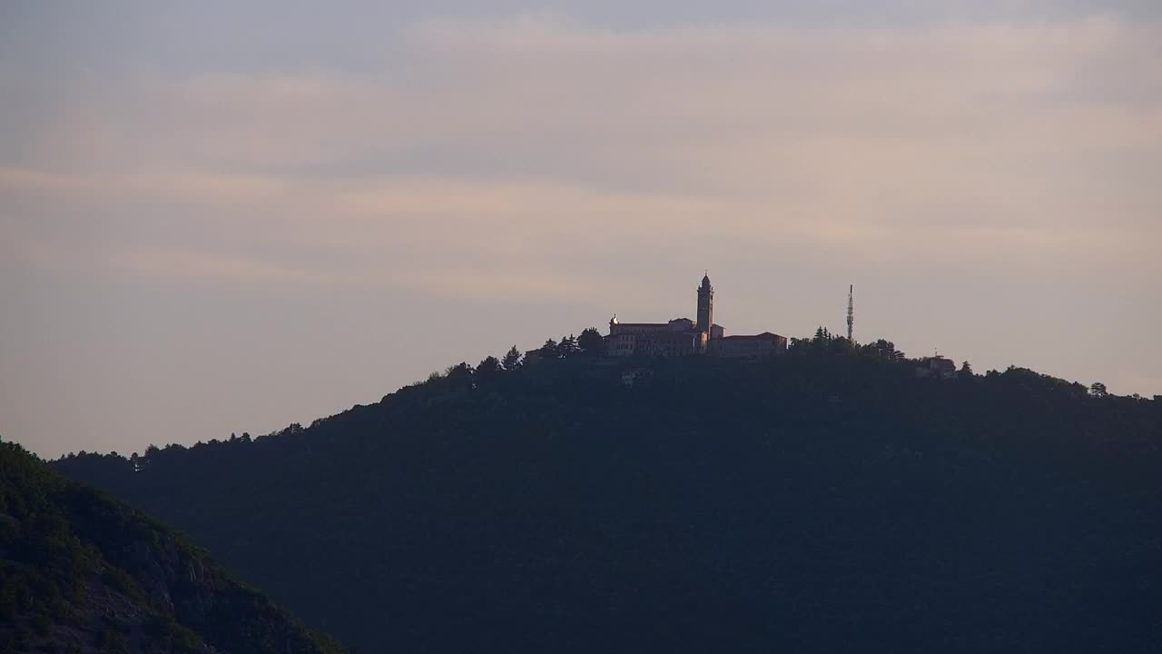 Nova Gorica i Gorica: Prekrasan Pogled iz Franjevačkog Samostana Kostanjevica
