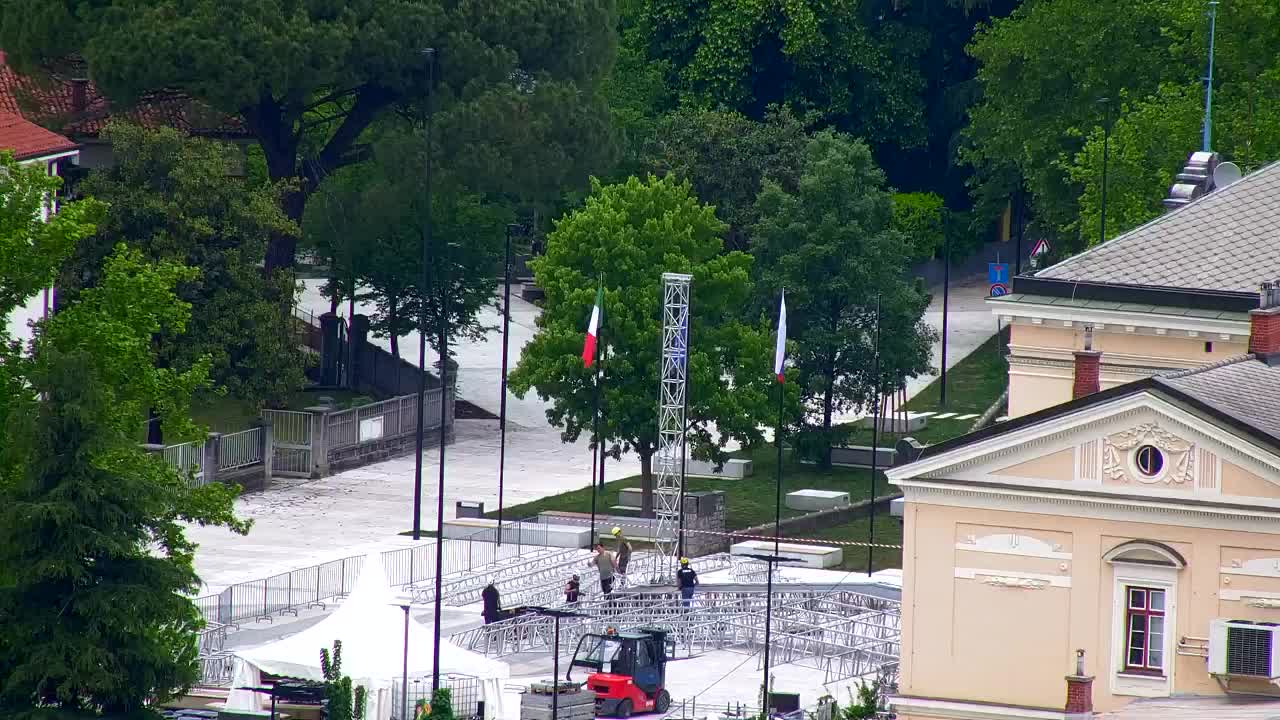 Nova Gorica i Gorica: Prekrasan Pogled iz Franjevačkog Samostana Kostanjevica