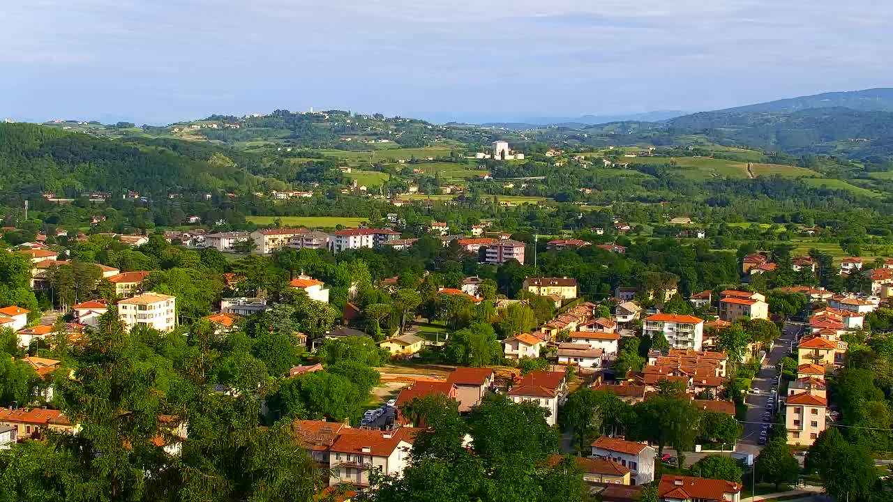 Nova Gorica in Gorica: Čudovit Razgled iz Frančiškanskega Samostana Kostanjevica