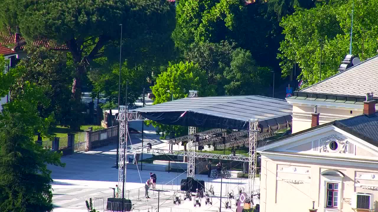 Nova Gorica i Gorica: Prekrasan Pogled iz Franjevačkog Samostana Kostanjevica
