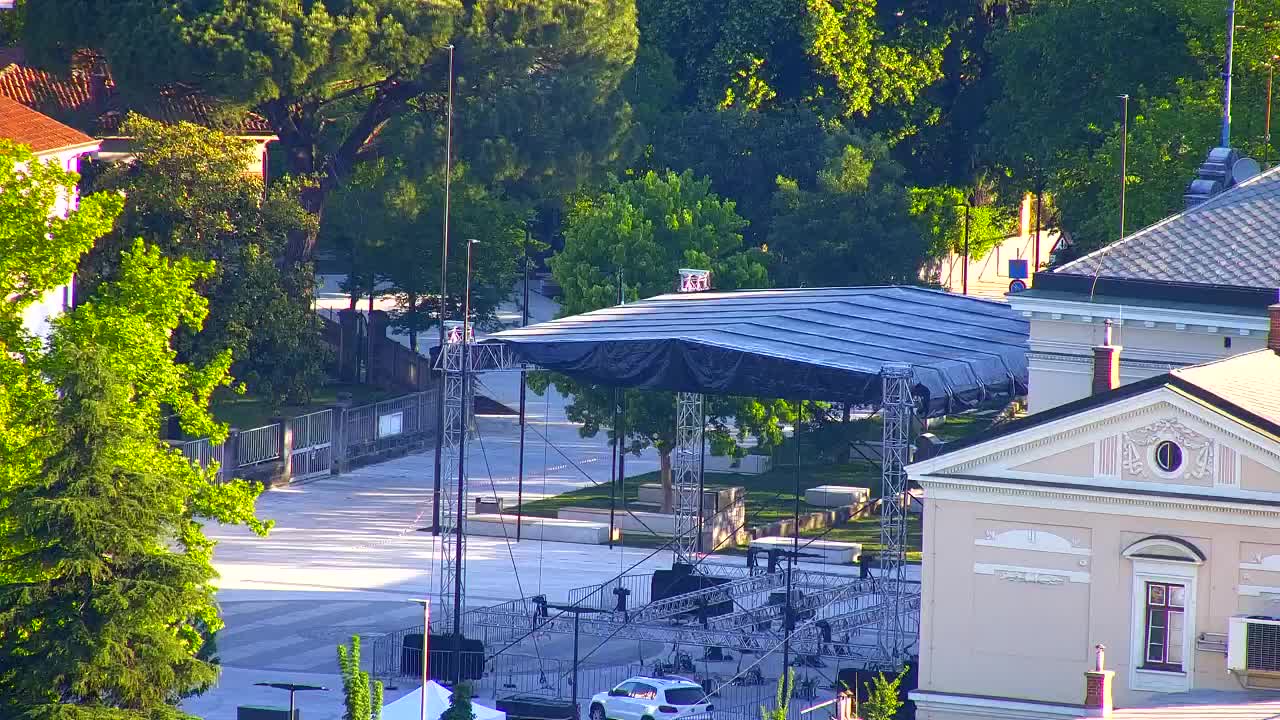 Nova Gorica in Gorica: Čudovit Razgled iz Frančiškanskega Samostana Kostanjevica