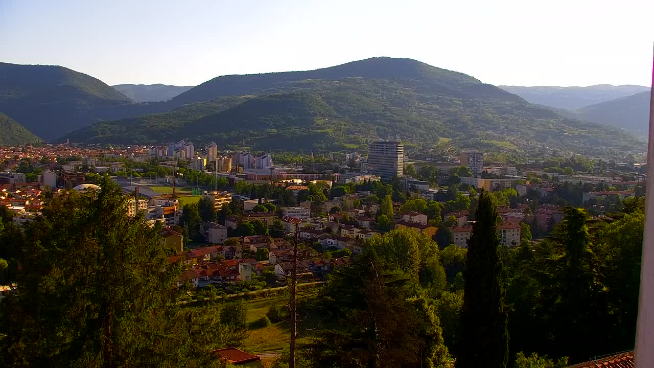 Nova Gorica in Gorica: Čudovit Razgled iz Frančiškanskega Samostana Kostanjevica