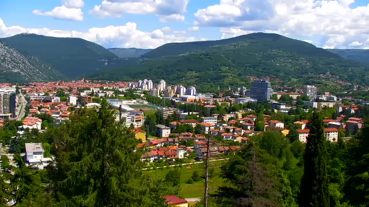 Nova Gorica in Gorica: Čudovit Razgled iz Frančiškanskega Samostana Kostanjevica