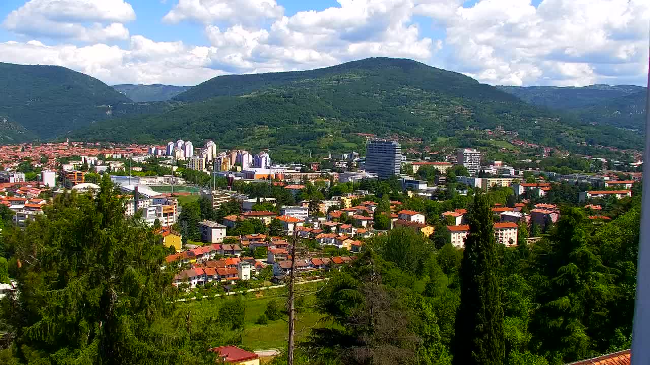 Nova Gorica in Gorica: Čudovit Razgled iz Frančiškanskega Samostana Kostanjevica