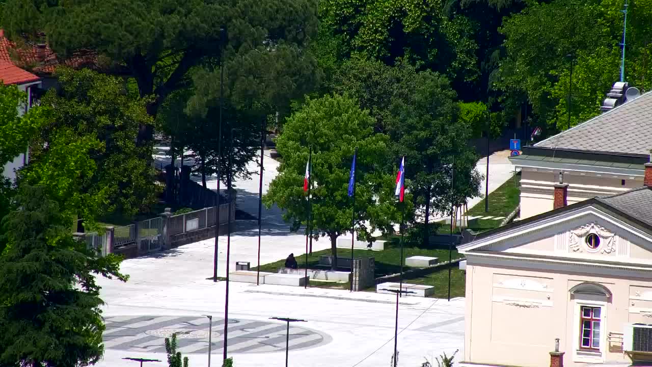 Nova Gorica in Gorica: Čudovit Razgled iz Frančiškanskega Samostana Kostanjevica