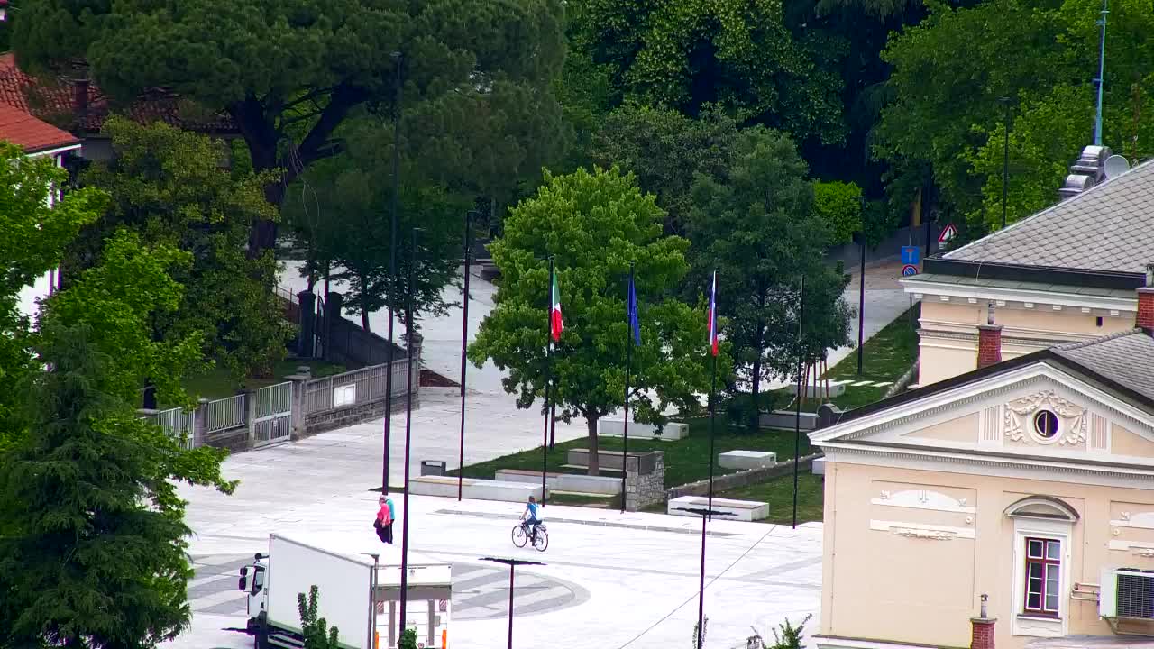 Nova Gorica in Gorica: Čudovit Razgled iz Frančiškanskega Samostana Kostanjevica