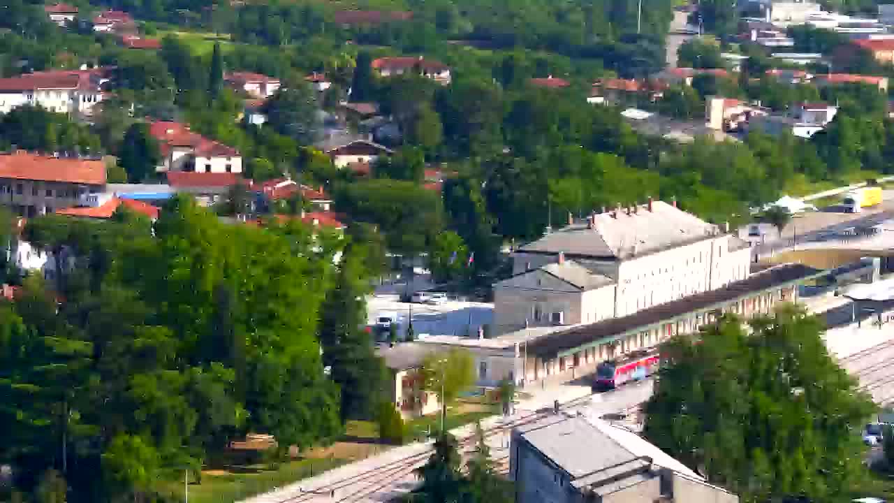 Nova Gorica in Gorica: Čudovit Razgled iz Frančiškanskega Samostana Kostanjevica